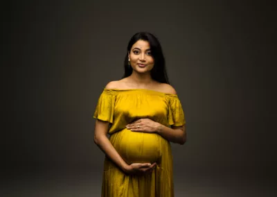 Maternity Photography in a studio with Priya